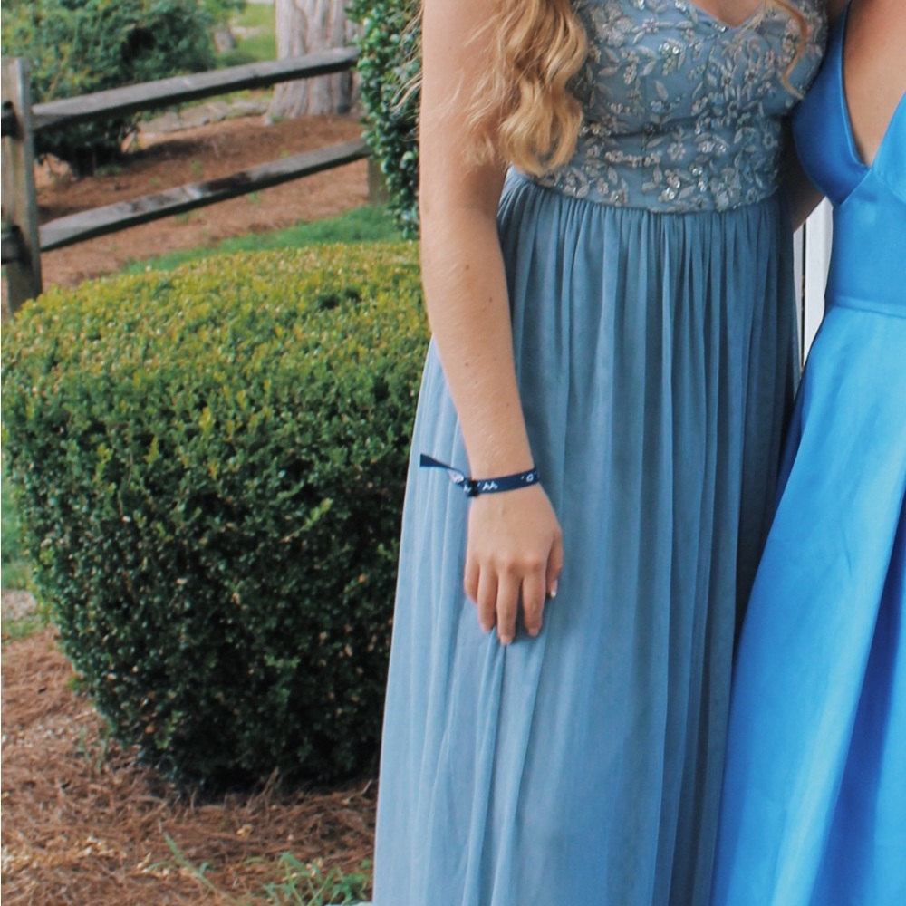 Elegant Blue Evening Gown